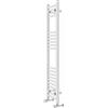 Warmehaus Radiatore scaldasalviette moderno curvo per bagno, 1200 x 300 mm, bianco
