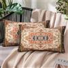 Chicamy Set di 2 Federe Cuscini Bohémien 30 x 50 cm Rettangolare Fodere Cuscini Etnico Stampa Federe Cuscino Moderna Copricuscini Mandala Motivo Cuscini Decorativi per Divano Divani Soggiorno