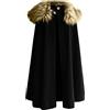 Enaamiaz 2023 Mantello Cappuccio Trench Lungo Cappotto da Uomo Casual Vintage Giacca Inverno Calda Elegante Parka in lana Moda Media Lunghezza Sciolto Hip Hop Felpe