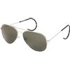 KISS AIR FORCE Occhiali da Sole Uomo Donna - Stile Aviatore in Metallo Sottile con Lenti a Goccia - UV400 & Polarizzate Visione Nitida - Lenti Driving Gialle & Blue Blocker - Look Iconico & Versatile