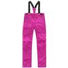 LOIJMK Pantaloni da snowboard, da donna, in softshell, per attività all'aria aperta, antivento, invernali, caldi, da sci, impermeabili, Rosa acceso., XXL