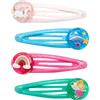 GRUSS & CO Set di fermagli per capelli con motivo unicorno, set regalo con 4 fermagli per capelli, regalo di compleanno per bambini, borsa per la scuola, ragazza | 70126