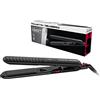 Rowenta Karl Lagerfeld Optiliss Ionic SF323L Piastra per capelli con rivestimento in ceramica per capelli morbidi, 10 temperature fino a 230°, lisciatura efficiente, riccioli e onde, nero