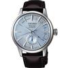 Seiko Presage, orologio da cocktail Power Reserve Sky Diving SSA343J1, colore blu ghiaccio
