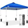 EAGLE PEAK Tenda a baldacchino da 3 m x 3 m, istantanea, per esterni, con gambe dritte, colore: blu