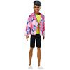 Barbie- Bambola Ken Afroamericano 60° Anniversario, con Vestiti alla Moda, Giocattolo per Bambini 3+ Anni, GRB44