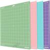 AMJKEJI Tappetino da Taglio per Cricut, 4 Pezzi 12 x 12 pollici Tappetino da Taglio Cucito, Multicolore Cutting Mat, Plotter da Taglio Accessories, per Patchwork, Modellismo, Artigianato