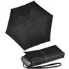 Knirps Ombrello tascabile da viaggio, piccolo, leggero, a righe, Nero neon, 93 cm