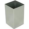 GEDY Perth Portaspazzolini da Bagno, Misure e Peso: 10X6X6 CM & 0,25 kg, Porta dentifricio e spazzolino in Acciaio Inox, Finitura cromata, Design R&S Gedy, 2 Anni di Garanzia