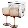 Villeroy & Boch like. by Villeroy & Boch - Like Clay calice da vino set 2 pz., vetro colorato marrone, capacità 270ml