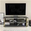 Hanah Home Supporto per TV, melammina, Oro Antracite, Taglia Unica