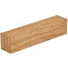 Hanah Home Supporto per TV, melammina, Pino Atlantic, Taglia Unica
