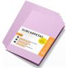 OFITURIA Cartelline Cartoncino A4, Raccoglitori Documenti di Carta 180gr, Cartella Portadocumenti per Archiviazione, Confezione da 50 Carpette Portadocumenti Colorate per Ordinare Documenti - Ofituria (Viola)