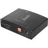 Lindy 38167 Audio Extractor HDMI 4K con Bypass, Nero