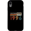 Vintage 1996 Limited Edition Retro Casse Custodia per iPhone XR Vintage 1996 Edizione Limitata Retro Cassette Tape Compleanno 28