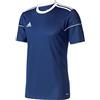 Adidas Squadra 17, Maglietta da Calcio Uomo, Blu (Dark Blue/White), Small