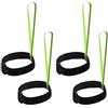 BOXOB 4pz Guinzaglio per Guanti Sci, 31,3x25,3cm Cinghie Guanti Cinturino Guanti Riflettente Cinghie Polso Guinzagli per Snowboard Sport all'Aria Aperta Guanti Appesi Accessori (Verde)