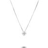 ALFIERI & ST. JOHN Collana punto luce Alfieri & St John in oro bianco con diamanti ct 0,40 colore g purezza si1 misura 42 cm