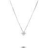 ALFIERI & ST. JOHN Collana punto luce Alfieri & St John in oro bianco con diamanti ct 0,53 colore g purezza si1 misura 40 cm