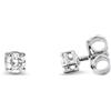 ALFIERI & ST. JOHN Orecchini punto luce Alfieri & St John in oro bianco con diamanti ct 1,32 colore g purezza si1