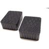 FILAVERSE - 2pz Tamponi per Ponte Sollevatore Kit Tamponi universali in Gomma Piena, Quadrati per Ponti a Forbice corghi ravaglioli omcn | Fianchi ondulati con Tecnologia Best-Grip (2 X B060)