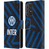 Head Case Designs Licenza Ufficiale Inter Milan Astratto 1 Modelli Custodia Cover in Pelle a Portafoglio Compatibile con Samsung Galaxy A53 5G (2022)