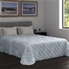 Dorian Home - Trapuntino Leggero Matrimoniale 260x270 100% Puro Cotone Morbido Certificato Traspirante, Copriletto Estivo e Autunnale Trapuntato Ideale 4 Stagioni, Trapunta Primaverile Mezza Stagione