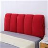 HNBCYRND Copri Testiera Letto Matrimoniale Singolo Imbottita, Cuscini Da Lettura Copri Testata Copripiumino Rimovibile E Lavabile, Anti-collisione Addensato Grandi Per Testata(180x50cm,Red)