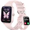 Fitonme Smartwatch Donna con Chiamate, 1.83 HD Orologio Smartwatch, Smart Watch con Contapassi Cardiofrequenzimetro SpO2 Sonno, 120+ Sport, Impermeabil IP67 Fitness Tracker per Android iOS