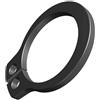 Keple 8 mm Anello seeger, clip a C esterne, anelli di sicurezza per impieghi gravosi, anelli elastici con finitura in fosfato nero in acciaio al carbonio, fermo a clip DIN471 per albero (confezione da 10)