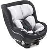 hauck Seggiolino Auto Reboard iPro Kids - Seggiolino Auto 0-18Kg, Dalla Nascita fino a 105 cm, ECE R129, Poggiatesta Regolabile, Base ISOFIX Disponibile Separatamente - Nero