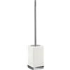 GEDY G-Lucy, Porta Scopino WC Bianco, Scovolino Bagno Realizzato in Ceramica, Garanzia 2 Anni, Misure 47X9,7X9,7 CM e Peso 0,884 kg, Design R&S Gedy, 2 Anni di Garanzia