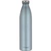 THERMOcafé by THERMOS TC BOTTLE Ice Blue Matte - Thermos in acciaio inox, a prova di gassazione, 12 ore, a prova di perdite, per scuola, in viaggio e in ufficio
