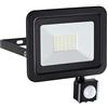 BAKAJI Faro Led Esterno con Sensore di Movimento PIR Regolabile 30W Luce Bianco 6500K Ultra-Luminoso 2550LM Lampada Faretto Slim da Giardino Illuminazione di Sicurezza Faretti Impermeabile IP65