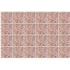 WALPLUS Piastrelle adesive da parete rosa 15 x 15 cm, piastrelle da cucina rimovibili per pareti, stile vintage, marmo rosa, mosaico, piastrelle da cucina, 24 pezzi