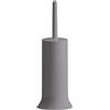 GEDY G-Peter Scopino WC Grigio, Misure e Peso: 41X14X14 CM & 0,3 kg, Scopettino WC Realizzato in resine termoplastiche, Scopino Bagno Design di R&S Gedy, 2 Anni di Garanzia
