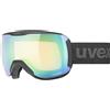 uvex downhill 2100 V, maschera da sci Unisex adulto, black matt, one size