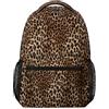 TropicalLife Zaino con stampa leopardata per bambini ragazze ragazzi uomini donne leopardo modello zaino scuola bookbag viaggio casual borsa per laptop Daypack, Colore, 27 L