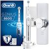 Oral-B - Spazzolino elettrico Genius 8600 Silver Powered By Braun - 1 pezzo