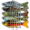 CHSEEO 10cm/ 15.5g Multi-Snodato Esca da Pesca 1PC Realistico Esca Artificiale Swimbait Crankbait Esca Dura Attrezzatura di Pesca (Colori Casuali) #2