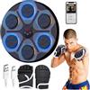 Kocusu Music Boxing Machine con Bluetooth, Music Box Machine regolabile, Music Punch 4 modalità, Music Boxing Machine con guanti da boxe, macchina da boxe per interni, esercizi domestici,