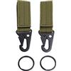 FLYAMAPIRIT Portachiavi tattico clip da cintura Molle Strap Attachment Strap Clip da appendere, verde