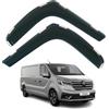 AirFlux Set di 2 deflettori d'aria compatibili con Renault Trafic modello dal 2014 al 2024, adatto per Opel Vivaro dal 2014 al 2018, adatto per Nissan NV300 dal 2014 al 2021