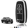 TOOMUME Cover Chiave TPU, Custodia Chiave Adatto per Ford Ranger Raptor Mondeo Mustang Edge Ecosport Custom Kuga Fiesta Focus Transit S-Max, Copri Chiavi Guscio Chiave Auto Telecomando - Smart Key