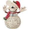Disney Traditions Mickey Mouse 6008976 - Pupazzo di neve, multicolore, 17 cm, 6008976