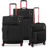 Roncato Move Set Valigie (grande, Medio, Cabina) - Nero