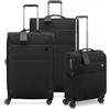 Roncato Uno Soft 3.0 Set Valigie (grande, Medio, Cabina) - Nero