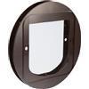 SureFlap Adattatore di montaggio della porta per animali SureFlap Sure Petcare, utilizzo con Gattaiola SureFlap Sure Petcare e Gattaiola DualScan SureFlap, per porte in vetro e finestre, Marrone