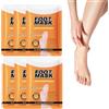 Nurvidis 6 Paia Maschera Piedi, Maschera Piedi Esfoliante, Maschera Piedi Esfoliante E Idratante, Calzini Spa Piedi Per Donne E Uomini, Pedimask Nutriente, Cura Dei Piedi Secchi E Danneggiati