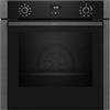 NEFF B3ACE2AG3, N50, forno, prodotto in Germania, display LCD, porta a scomparsa, CircoTherm, 7 tipi di riscaldamento, Easy Clean, sicurezza bambini, riscaldamento rapido, 60 x 60 cm, grigio grafite